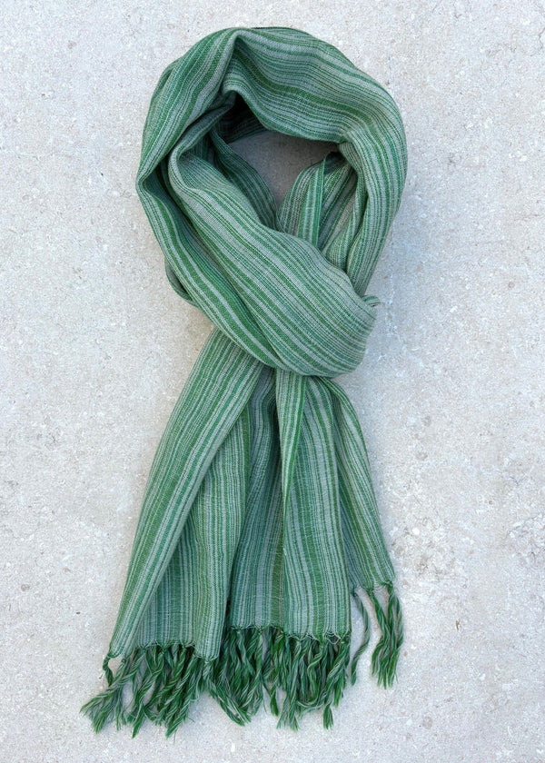 green scarf